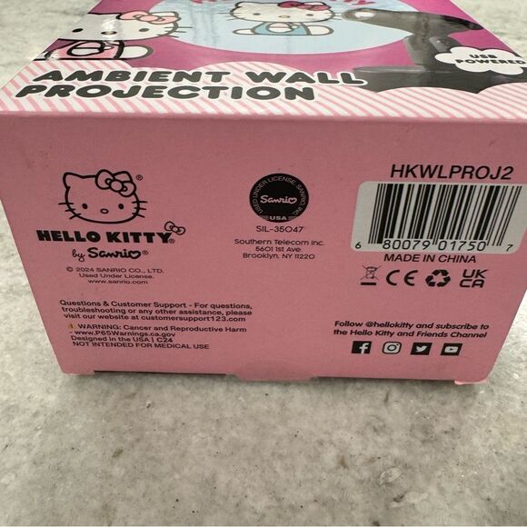 Hello Kitty Ambient Wall Projection USB Powered NWT - Picture 2 of 5